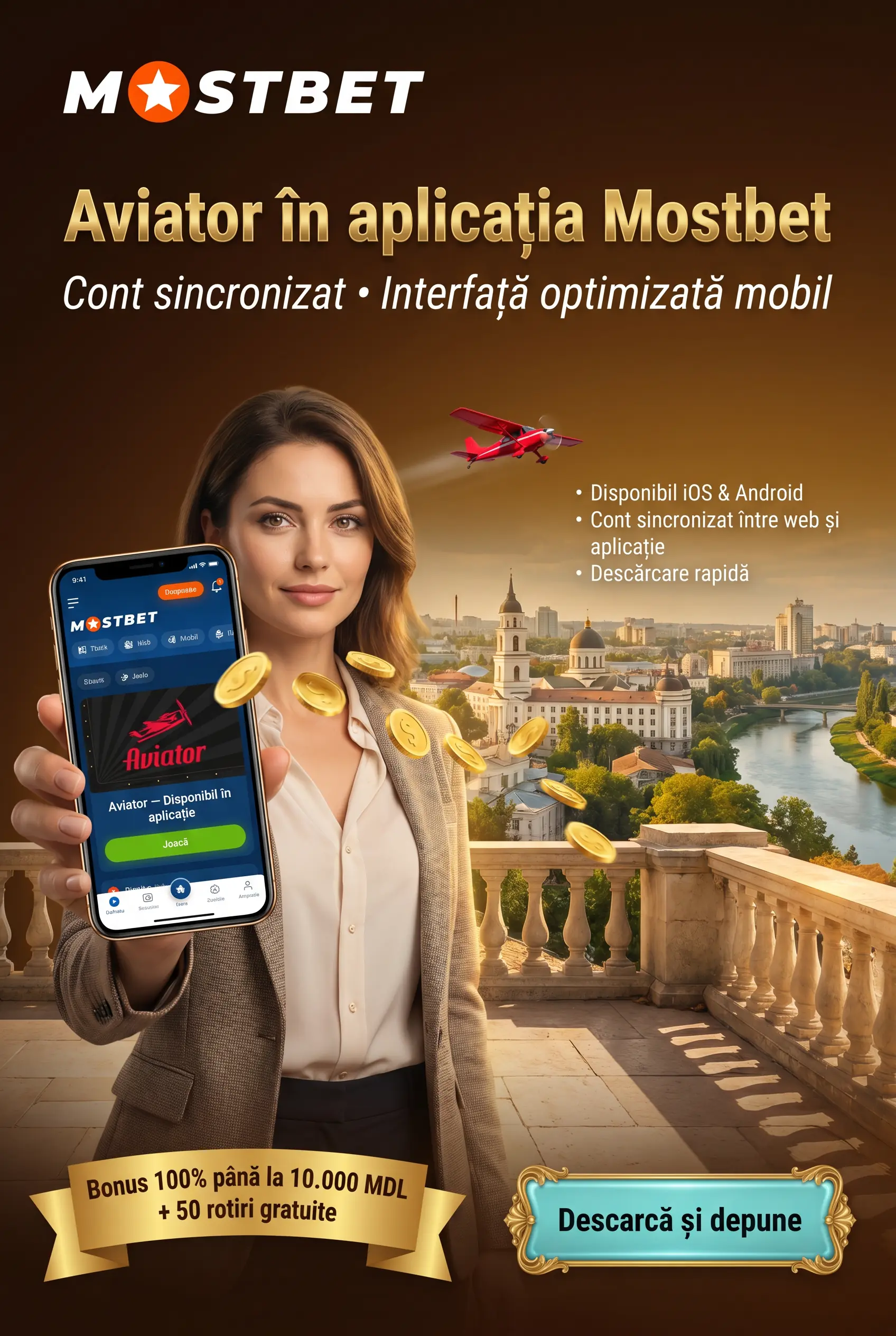 Aviator în aplicația Mostbet