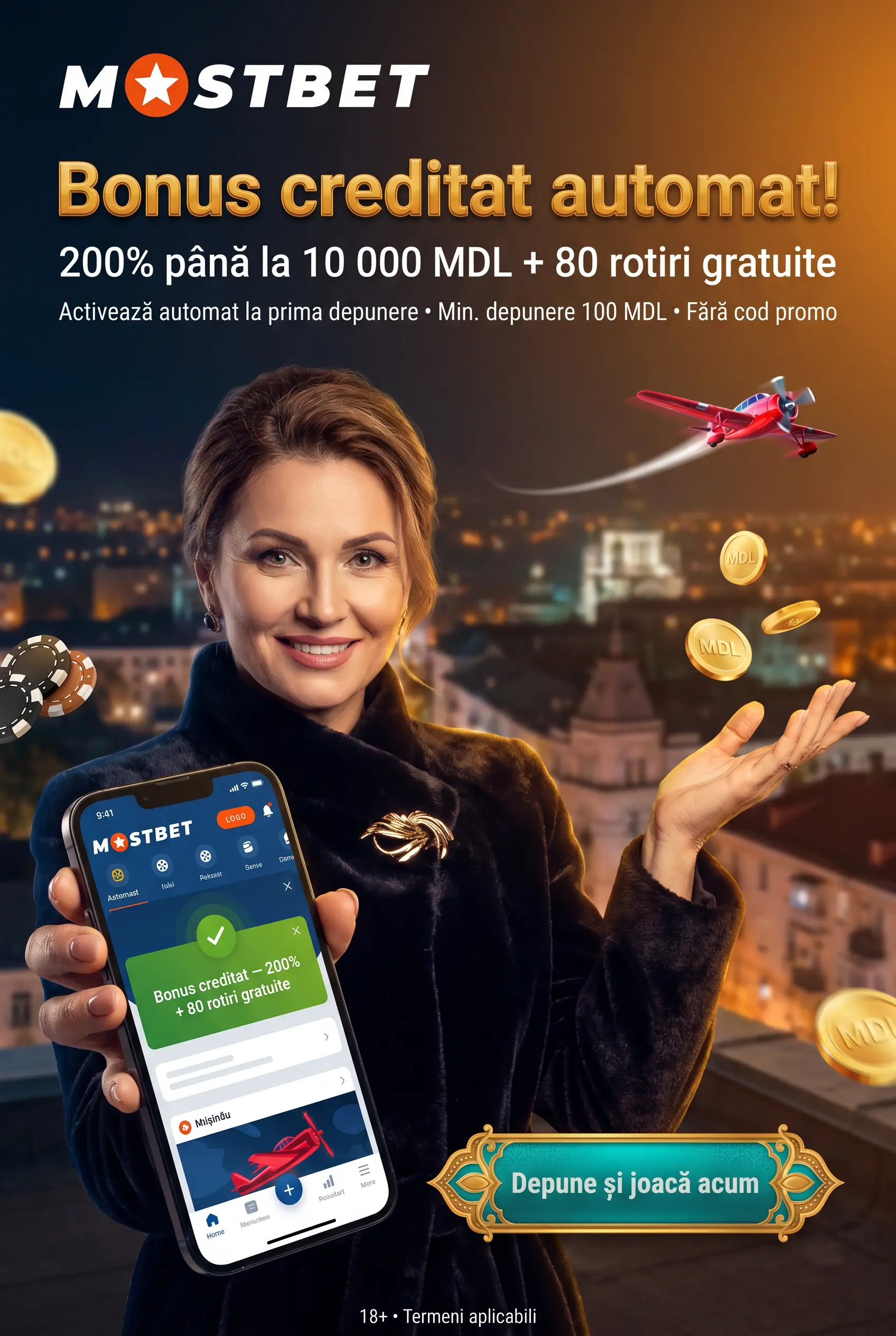 Cum folosești bonusul Mostbet după înregistrare
