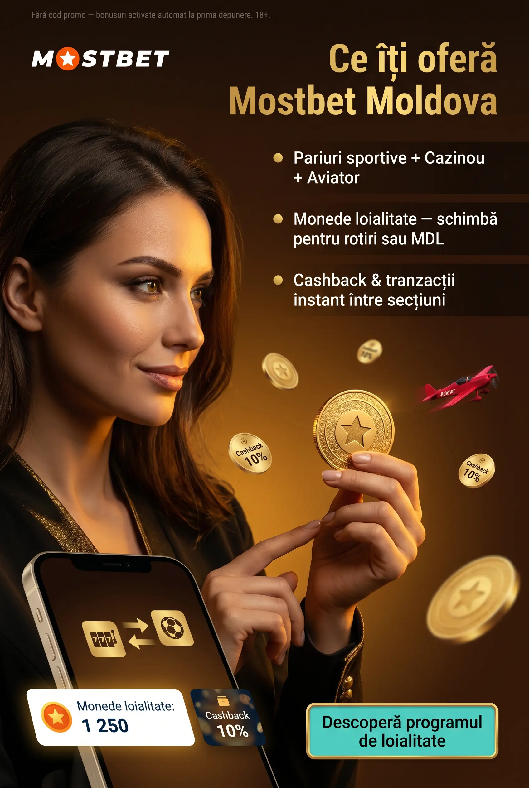 Platforma Mostbet pentru jucătorii din Moldova