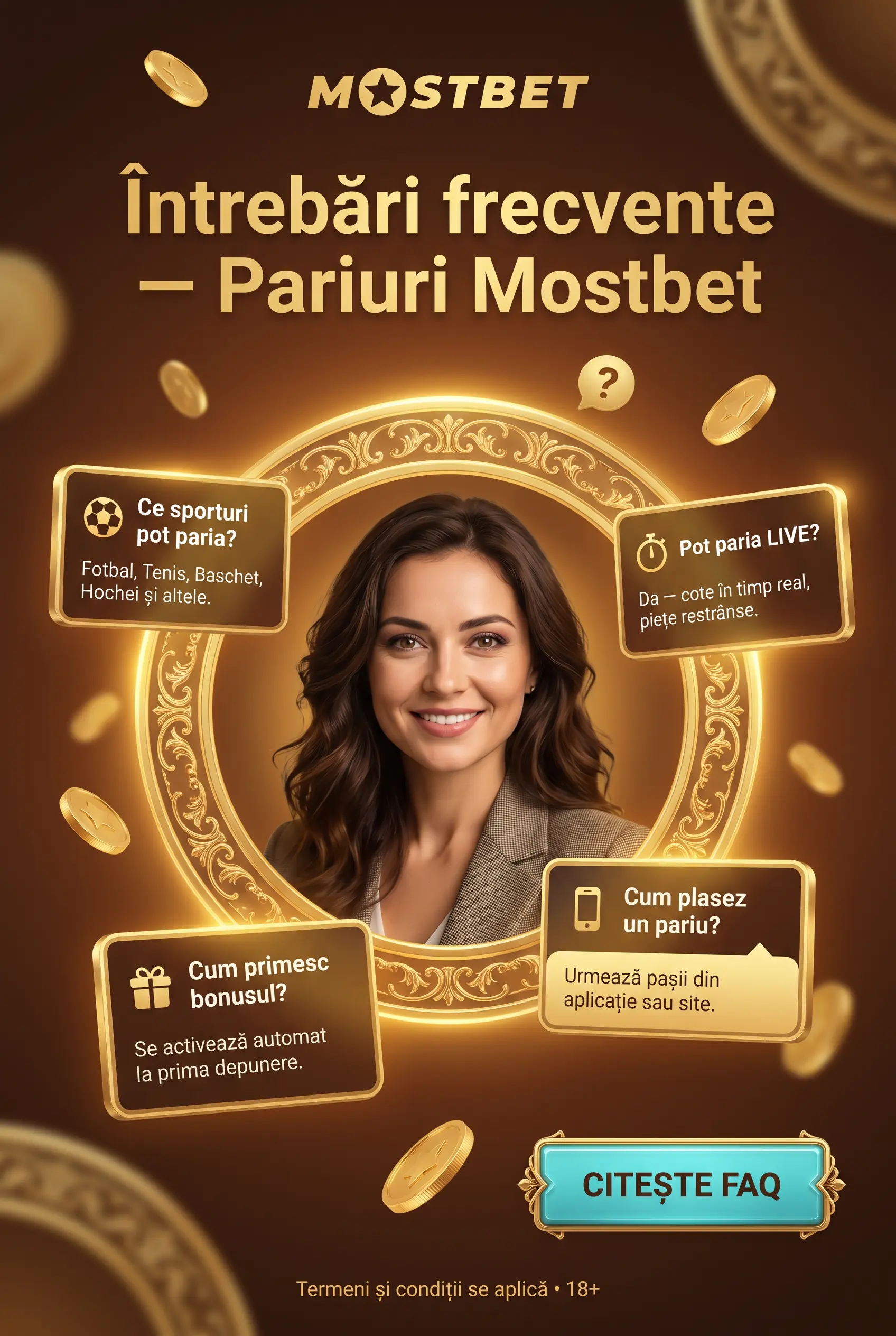 Întrebări frecvente despre pariurile Mostbet