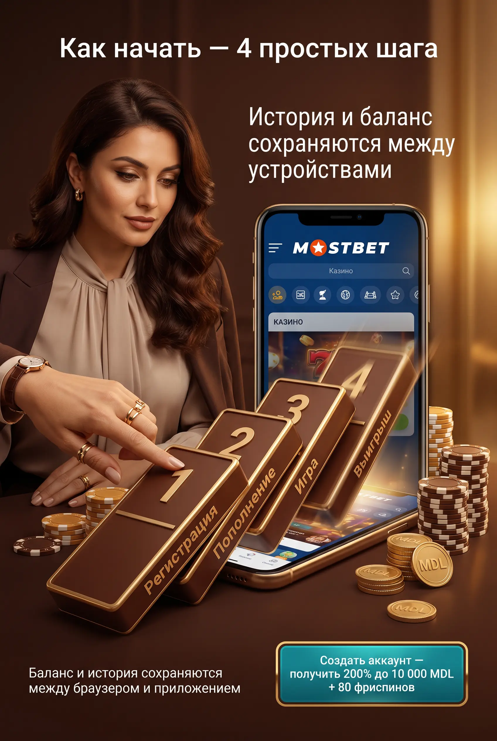Как начать играть в Mostbet Казино
