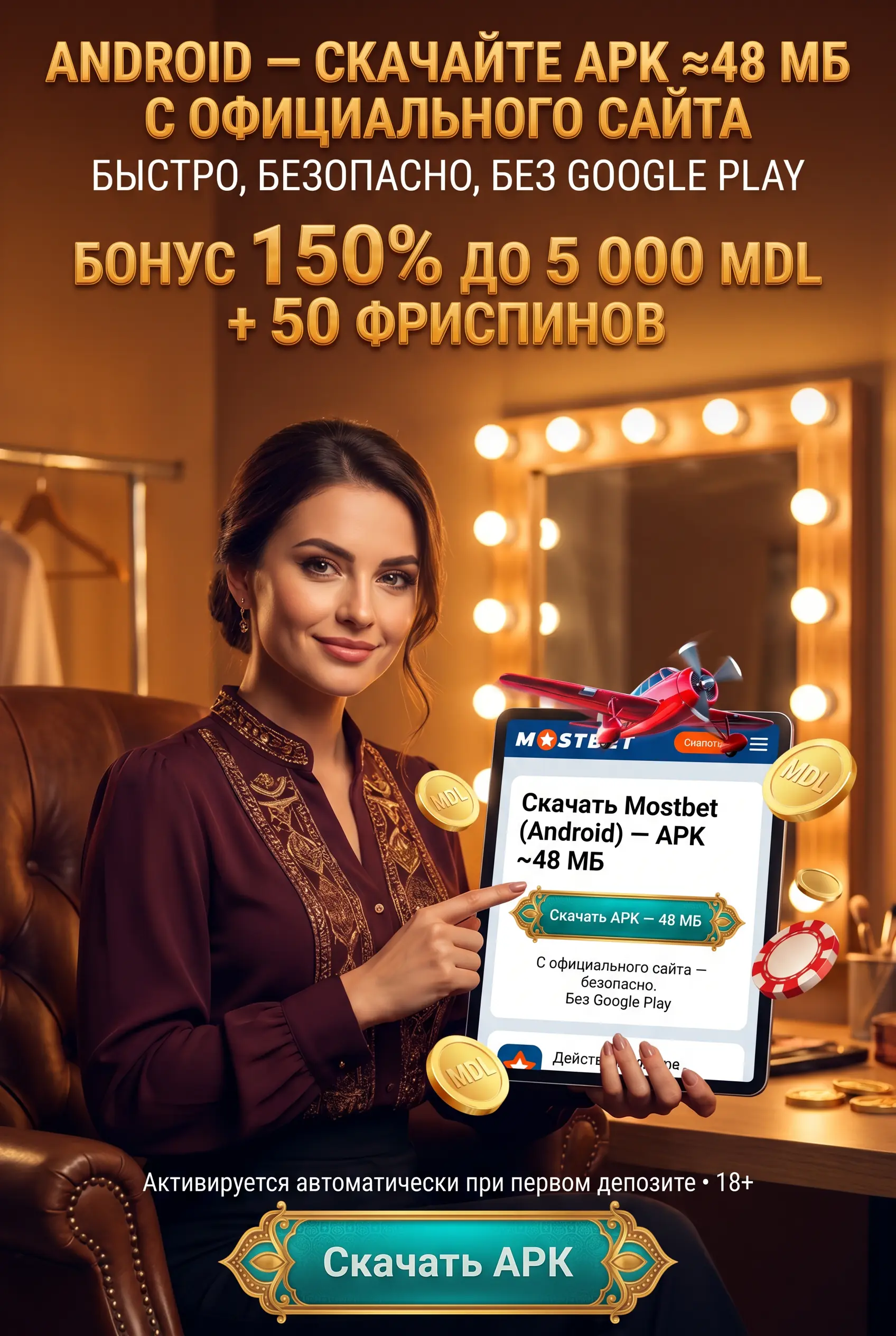 Скачивание Mostbet APK для Android